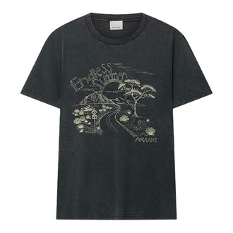 Isabel Marant Honore T-shirt - male - Isabel Marant - T-Shirts - Black - S - Tops