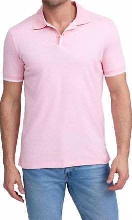 Raffi Nolan Short Sleeve Collared Shirt In Pink
