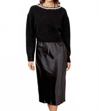 dh New York Bel Sweater Dress In Black