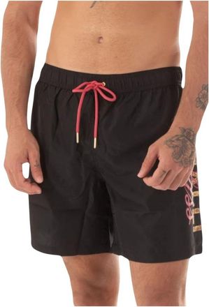 Just Cavalli Mannen Logo Kostuum - Heren - Strandmode - Zwart - 2XL - Badmode