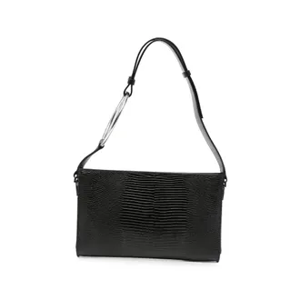 Dondup Ring-handle Lizard-effect Tote Bag