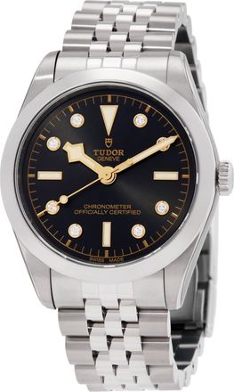 Tudor Automatic Diamond Black Dial Watch M79680-0004
