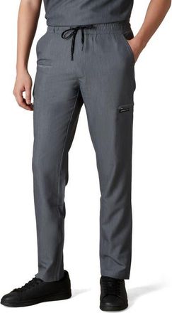 Members Only Hampton Open Bottom Scrub Pants in Graphite at Nordstrom, Size Xx-Large