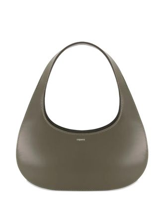 Coperni Borsa a spalla Slim Swipe in pelle - Grigio