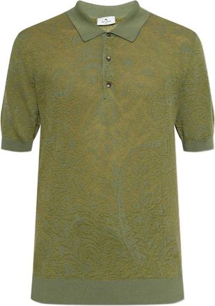 Etro Polo a fantasia - Verde