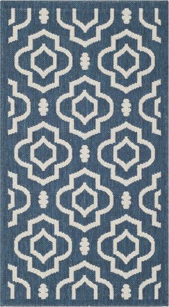 Safavieh Alfombra azul marino/beige 79 x 152 cm