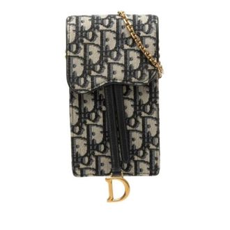 Dior Pre-owned Canvas Crossbody Bag - Dames - Pre-owned - Blauw - Maat: ONE Size