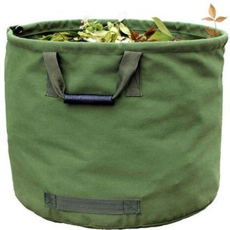 OEM Bolsa De Jardiner&iacute;a Extra Resistente De 125 Litros Con Asas, Bolsa Para Recoger Hojas Verdes Con Lona Militar (46 Cm De Alto X 56 Cm De Profundidad)