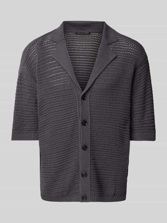 Drykorn Drykorn Relaxed Fit Freizeithemd mit Reverskragen Modell RAY in Stein, Gr&ouml;&szlig;e XL