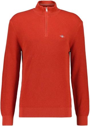 GANT Coltruien - Dames - Coltruien - Oranje - L - Katoen - Truien & Vesten