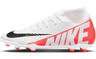 Nike Superfly 9 Club FG/MG Mens Football Boots DJ5961 Soccer Cleats (UK 8 US 9 EU 42.5, Bright Crimson White Black 600)