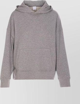 Pinko cotton long-sleeve hoodie