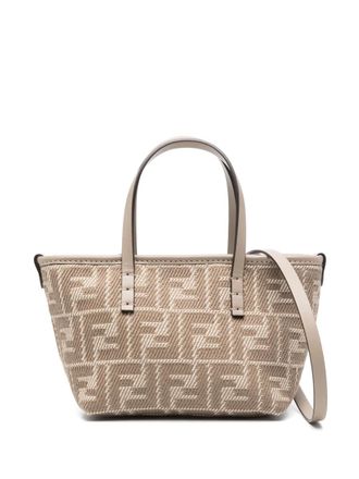 Fendi mini Roll tote bag - Brown