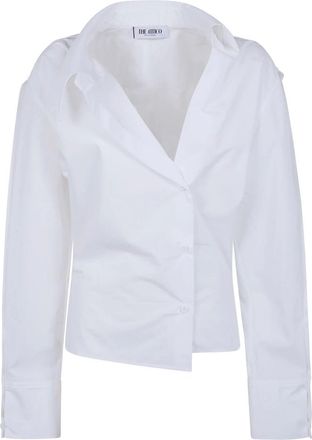 The Attico Dames, Blouses & Shirts, Wit, Maat: M