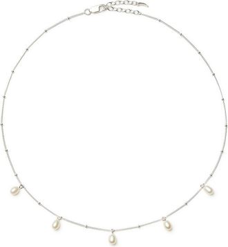Missoma Pearl Baya Silver-plated Choker Necklace - One Size