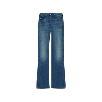 Diesel Straight Jeans, male, Blue, Size: W33 Buttonned Jeans