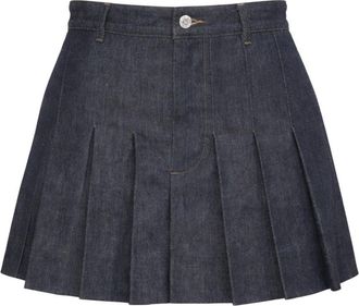 A.P.C. Mini Pleated Skirt