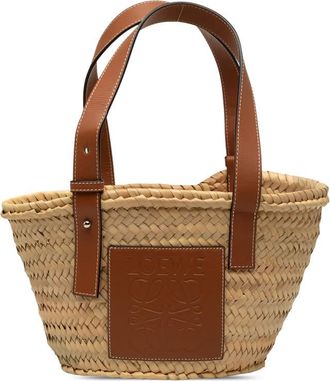 Loewe Pre-owned Loewe Small Raffia Anagram Basket Tote Ladies BWHFU958X2UR042X