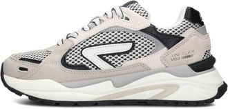 HUB Beige Lage Sneakers voor Vrouwen - Dames - Sneakers - Veelkleurig - 43 EU - Wol - Schoenen