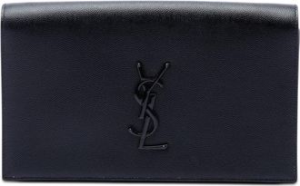 Saint Laurent Pre-owned Saint Laurent Grain de Poudre Monogram Monochrome Kate Clutch Ladies LBEZFWJXWFGVLJ3Q