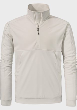 Sch&ouml;ffel Strickfleece-Pullover SCH&Ouml;FFEL Urban CIRC Fleece Style Baguio MNS, Herren, Gr. 48, beige (9040, natur), Oberstoff: 100% Polyester, Basic, Rundhals, Pu
