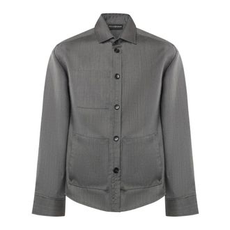 Giuliano Galiano Casual Shirts, male, Gray, Size: 3XL Casual Shirts