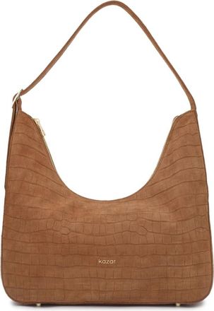 Kazar Tessera Schoudertas - Dames - Schoudertassen - Bruin - ONE Size - Leer - Tassen