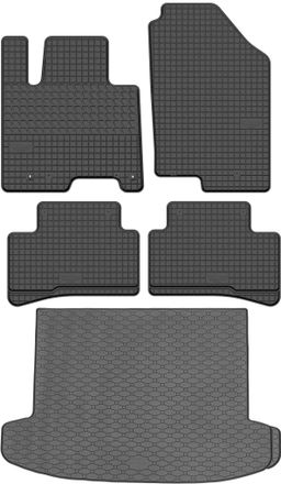 OEM Hyundai Tucson Iv Suv A Partir De 2020 Set - Alfombrillas De Goma Para Coche + Alfombrilla Para Maletero