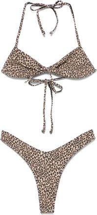 Frankies Bikinis Set bikini con stampa - Toni neutri