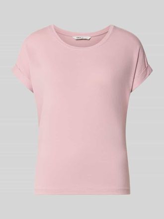 Only Regular Fit T-Shirt aus Viskose-Mix Modell MOSTER in Rosa, Gr&ouml;&szlig;e XL