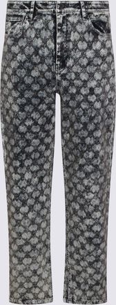 Daily Paper Clothing Dark Blue Cotton Pants