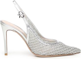 Gianvito Rossi Dames, Schoenen, Grijs, Maat: 38 1/2 EU Leer