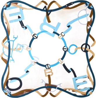Borbonese Zijde Twill Foulard - Dames - Zijden sjaals - Veelkleurig - ONE Size - Accessoires