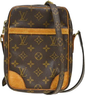 Louis Vuitton Danube Monogram Canvas Brown Canvas Handbag (Pre-Owned)