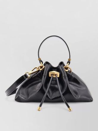 Jimmy Choo London small leather bucket shoulder bag