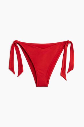 H&M Tie-Tanga Bikinihose - Rot