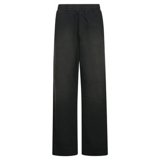 Golden Goose Fleece Trainingsbroeken - Dames - Wijde Broeken - Zwart - L - Broeken