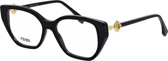 Fendi Fendi Womens Ff Diamonds 53Mm Optical Frames