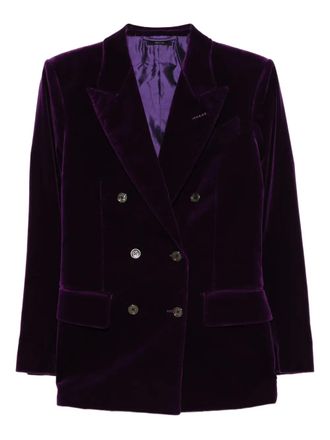 Tom Ford double-breasted blazer - Purple