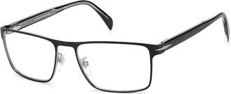 David Beckham Demo Rectangular Mens Eyeglasses DB 1067 0TI7 58