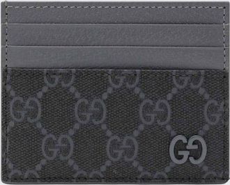 Gucci Portacarte di credito Gucci in tessuto GG Supreme e pelle