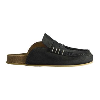 J.W.Anderson Schoenen, Dames, Zwart, 39 EU, Leer, Stitch Loafer Mules