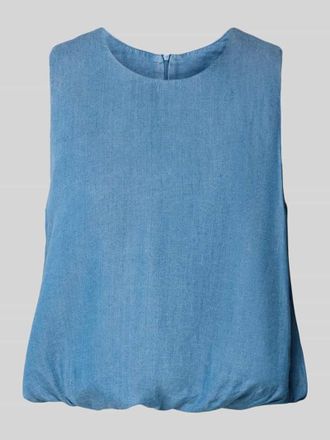 Only Ballon Fit Blusentop aus reinem Lyocell Modell CHARIS in Jeansblau, Gr&ouml;&szlig;e XL