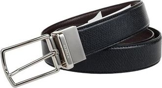 Coach Modern Harness Riem Zelf Op Maat Te Maken Omkeerbaar - Heren - Riemen - Zwart - ONE Size - Leer - Accessoires