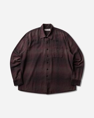 Our Legacy Men s Above Shirt Cordial Dusk Check