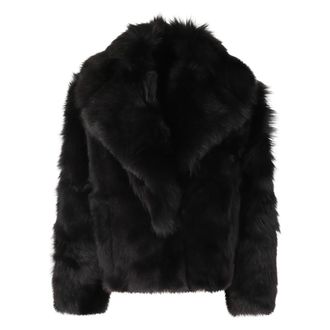 BLANCHA Toscana Shearling Jacket - Dames - Jassen - Zwart - Maat: XS Leer