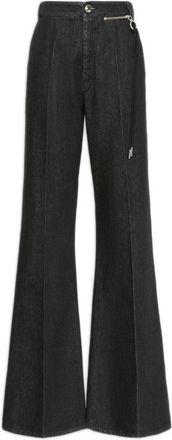 Sportmax Spdmanico Flared Jeans - Dames - Flared Jeans - Zwart - W28 - Katoen - Jeans
