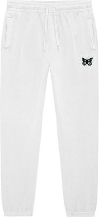 Dalix Womens Butterfly Heavy Weight Fleece Sweatpant Pant in White at Nordstrom, Size 3X-Large