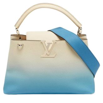 Louis Vuitton Pre-owned Vintage Handtas - Dames - Pre-owned - Blauw - Maat: ONE Size Leer