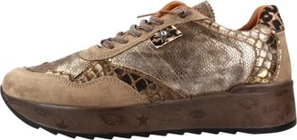Cetti C-848 SRA XL - Dames - Sneakers - Bruin - 37 EU - Leer - Schoenen